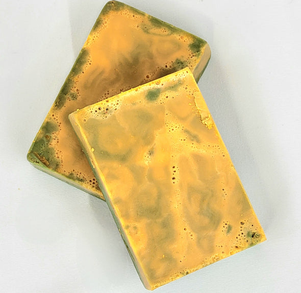 Calamansi soap with goat milk and shea butter