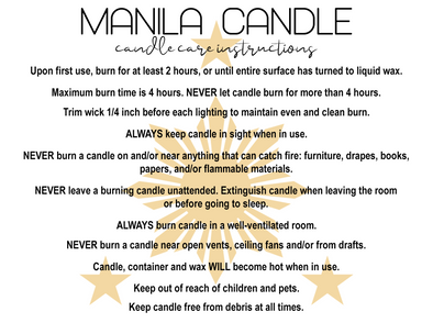 Candle Care Instructions
