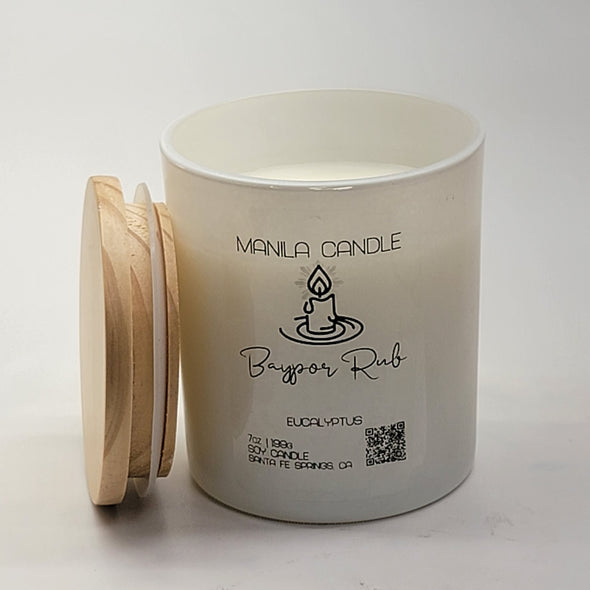 Baypor Rub Scented Scented Soy Candle | Eucalyptus