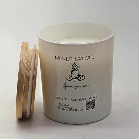 Harana Scented Candle | Gardenia Scented Soy Candle