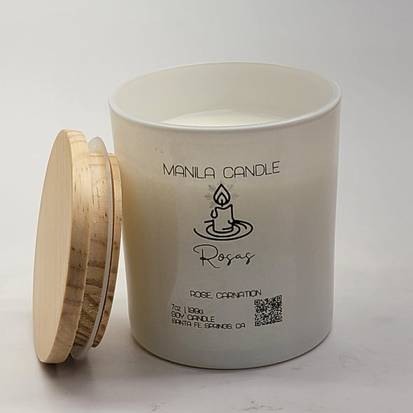 Rosas Scented Candle | Fresh Cut Rose Soy Candle