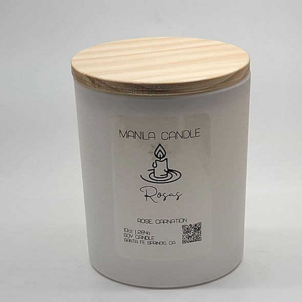 Rosas Scented Candle | Fresh Cut Rose Soy Candle