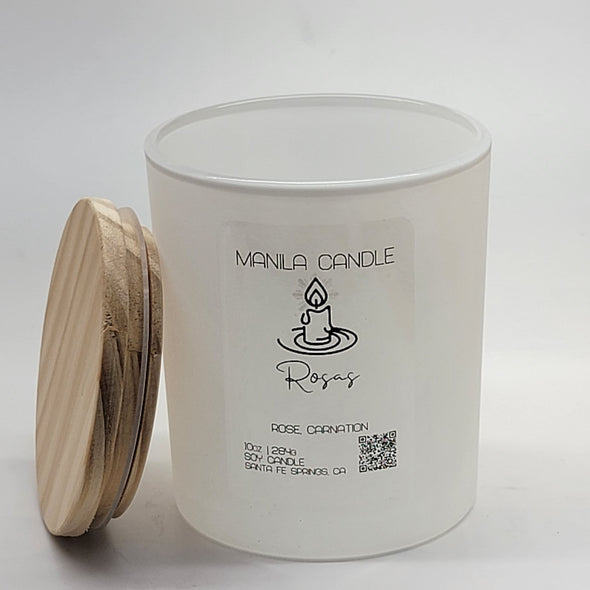 Rosas Scented Candle | Fresh Cut Rose Soy Candle